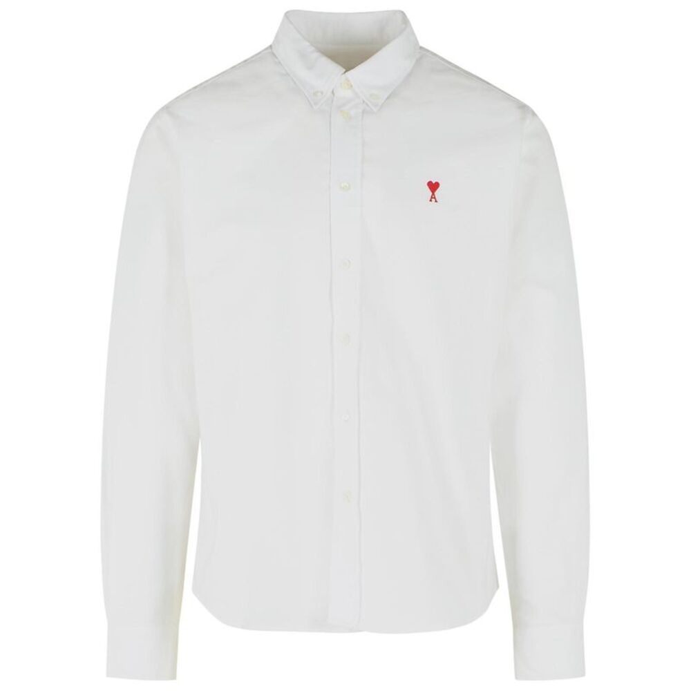 Ami Paris 'Ami De Cœur' White Cotton Shirt Men